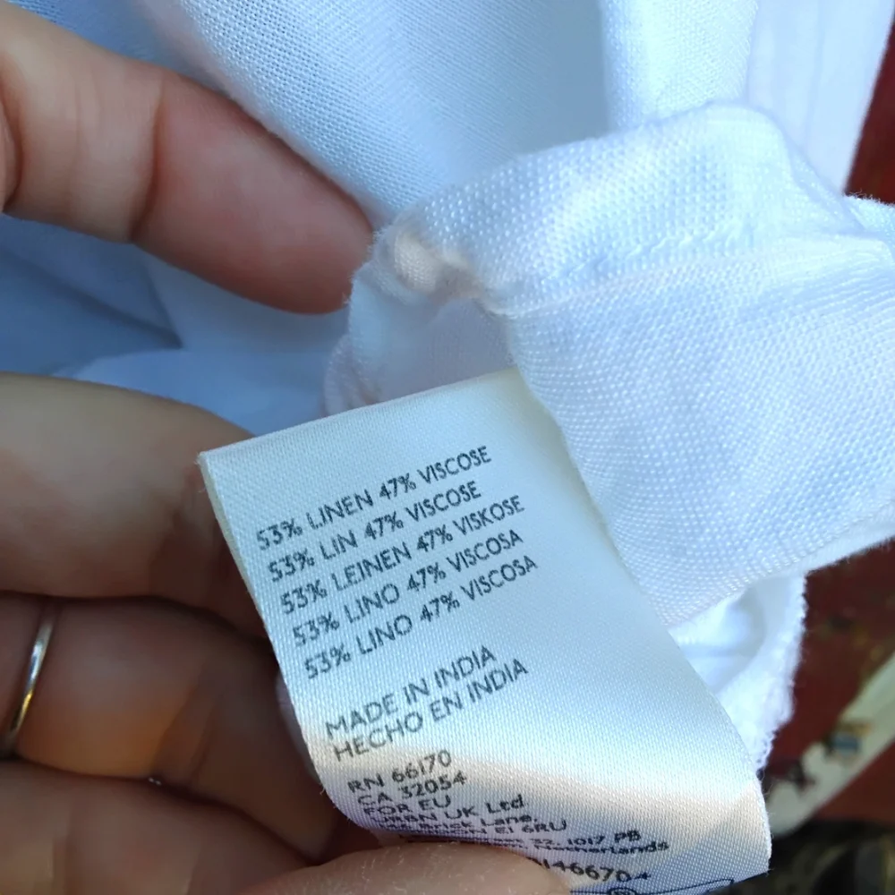 Anthropologie Ruffle Front Shirt - Picture 6 of 6